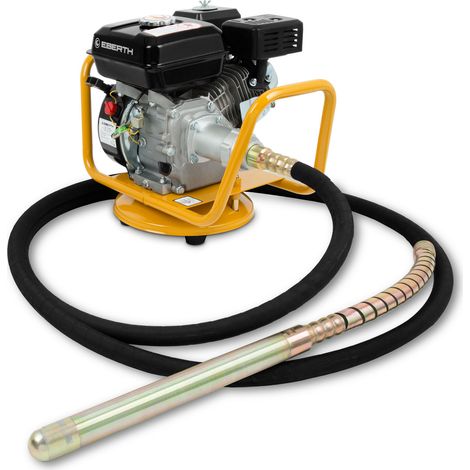 Vibratore calcestruzzo a benzina 4800W, tubo 6m, testa Ø45mm acciaio – EBERTH