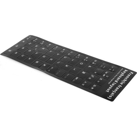 Étiquettes de clavier en français pour PC portable et de bureau, autocollants de touches de rechange (1/5)