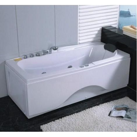 Bagno Italia Vasca idromassaggio da 170x78 cm 1 posto 8 getti rubinetteria inclusa (1/5)