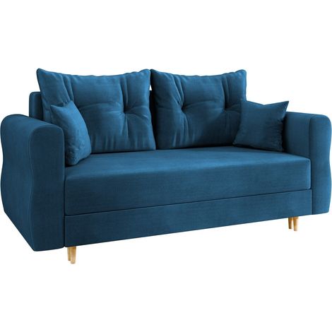 Sofá cama Veldala 100, Manila 26, Almacenaje, 0, 85x167x77cm