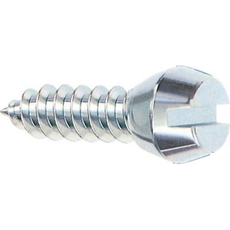 Vite autofil. fermavetro d4,2x9,5mm zn bianca. Prezzo per 100 pezzi. (1/2)