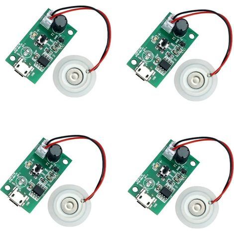 4Pcs 20MM Brumisateur à Ultrasons Brumisateur Atomiseur Transducteur Atomiseur Film Plaque Accessoires Humidificateur Joint en Caoutchouc (1/5)
