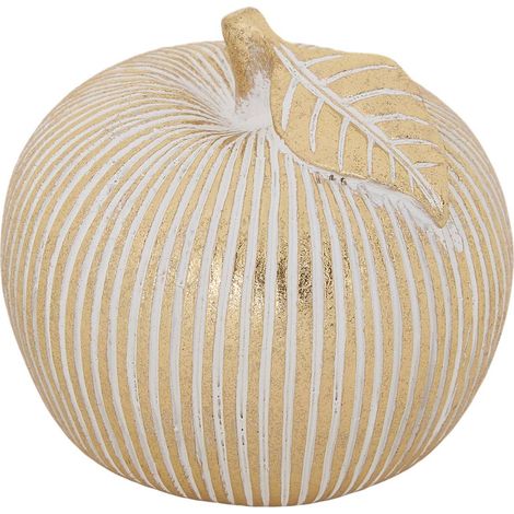 Pomme et poire déco Ingrid H.7,5cm doré - Atmosphera créateur d'intérieur (1/2)