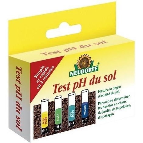 Kit Test Ph Sol Neudorff Mesure Précise Ph Du Sol - Générique