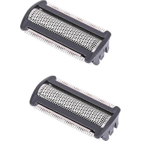 2 têtes de rechange pour rasoirs électriques Philips BG2000, compatibles avec les modèles BG2024, BG2025, BG2026, TT2021 et TT, noires (1/5)