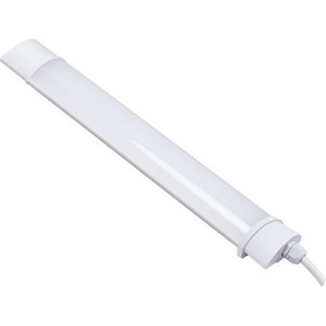 Réglette lumineuse LED Etanche L.60cm 20W IP65 Blanc Froid 6000K - Digilamp (1/4)