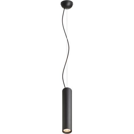 Faretto RIGA 28 a sospensione nero 230V LED 6W 38° 3000K