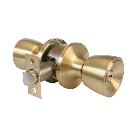 Pomolo per tazza, chiave e serratura, ottone opaco, mod. 600 11110 amico (1/2)