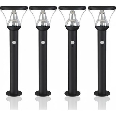 Lot de 4 Bornes Lumineuses Solaires LOIRET 80W - 1000Lm (1/5)