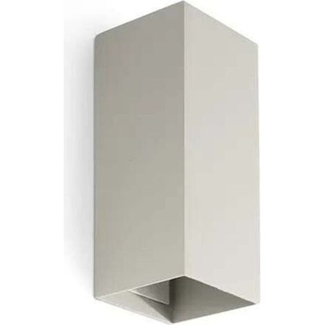 AMXCNOY Applique murale carrée lisse grise 40548