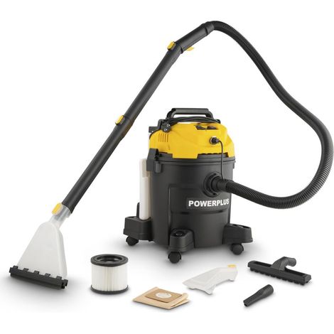 Powerplus Aspirateur Électrique et Nettoyeur De Tapis Eau et Poussière POWX3265 - 1600W - 2 fonctions - 20l (1/5)
