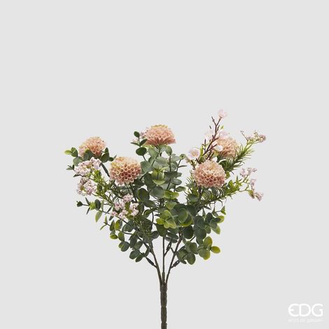 EDG Bouquet 5 Rami Dalia Con Bocciolo Rosa (1/2)