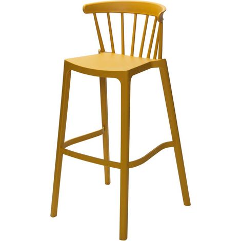 Tabouret de Bar Windson en Polypropylène - Lot de 4 - Veba (1/3)
