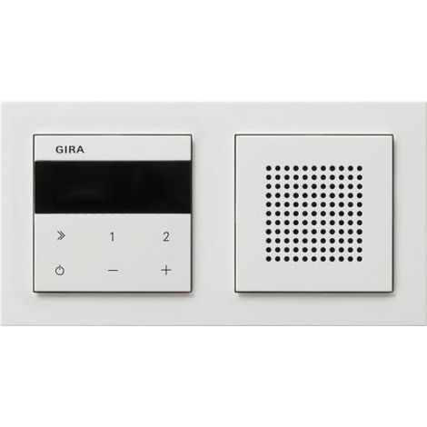 Gira Radio UP IP Haut-parleur + cadre E2 Gira E2 [232029], 2320 29
