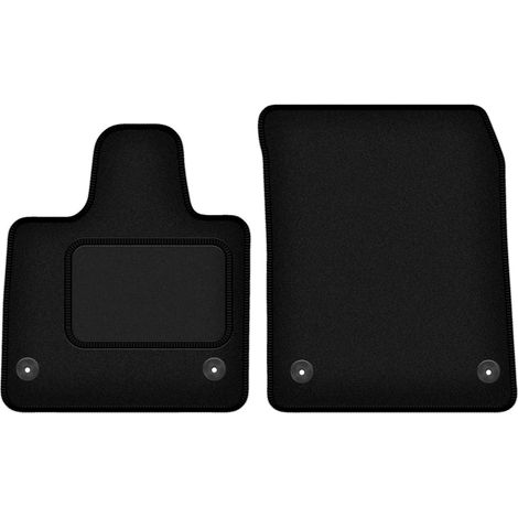 Alfombrillas delanteras para Jaguar I-Pace SUV (2019-) negras (1/5)