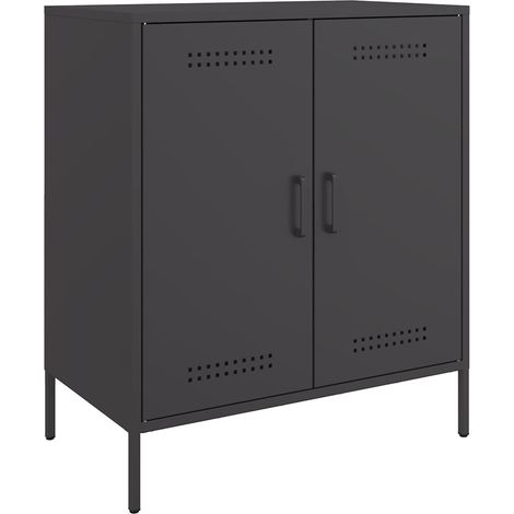 Sideboard Schwarz 68x39x79 cm Stahl vidaXL