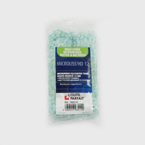 Rouleau à peinture microliss'HD L'OUTIL PARFAIT, l.110mm x L.12mm