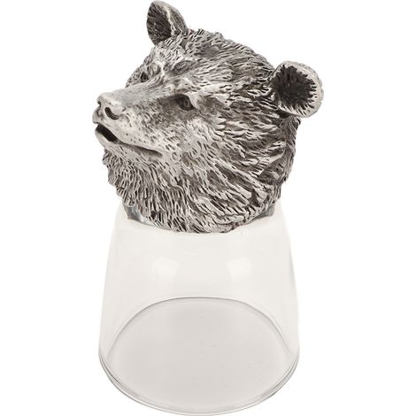 Verre à Whisky Tête d'Animal Style Métal Stable Durable Polyvalent pour Cocktail Fête Jeu Mariage Type 3 (1/5)