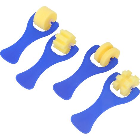 Kit de 4 rouleaux à peinture en éponge pour enfants, outil de peinture éducatif et ludique pour enfants. (1/5)