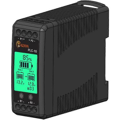 Équilibreur de batterie Mazava PLC-10 à gel actif AGM, plomb-acide, Li-ion, LiFePO4, 2S, 2P, 12, 24, 36, 48, 96 V (1/5)