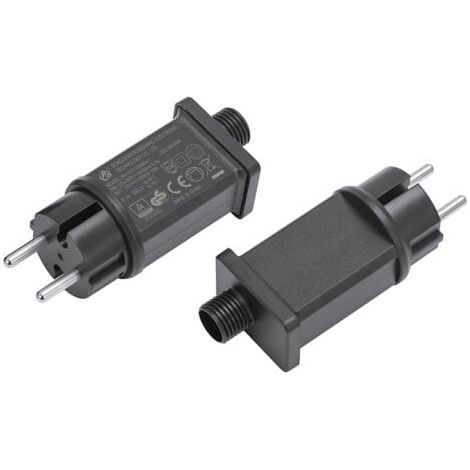 12V LED-Netzteil, LED-Transformator IP44 Niederspannungs-LED-Adaptertreiber für Weihnachtslicht, Lichterkette (1 Stück) (1/4)
