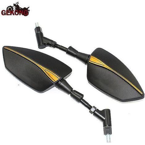 Rétroviseurs latéraux en aluminium CNC pour moto Suzuki GSX-S750, GSX-S750, GSX-S1000, GSX-S1000 (toutes années) - Sans logo - Or (1/5)