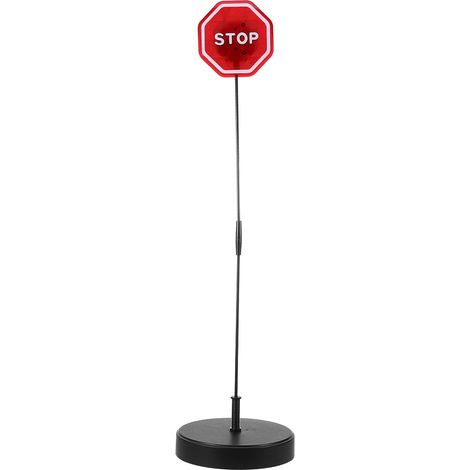 Panneau D'arrêt de Garage LED, Indicateur de Stationnement Abs Fibre de Verre Commande Tactile, 2 Piles Bouton Incluses, Signal Lumineux, Format Compact pour Stationnement Intérieur (1/5)