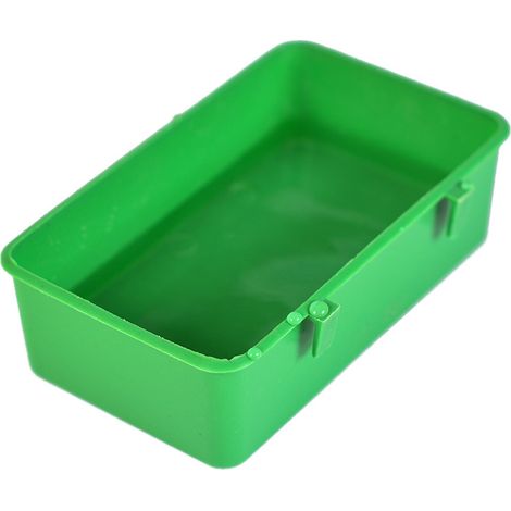 Baignoire suspendue rigide moyenne en une seule pièce pour canaris, perroquets et autres oiseaux - Accessoires pour cage (1/5)