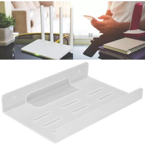 Support pour Router - Support mural multifonction en acrylique robuste pour espace optimisé (1/5)
