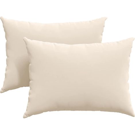 Maison Exclusive - Cuscini da Divano 2 pcs Beige 70 x 50 cm Tessuto