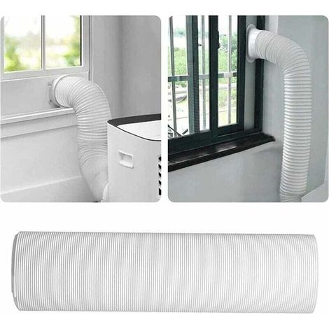 Tragbarer Klimaanlagenschlauch, Abluftschlauch für tragbare Klimaanlagen, flexibler PVC-Klimaanlagenschlauch mit 150 mm Durchmesser (Ø150 mm, 1,5 m) (1/5)