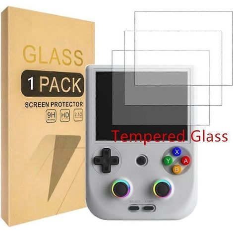 Étui de transport et protection d'écran en verre trempé pour console portable RG406V (1/4)