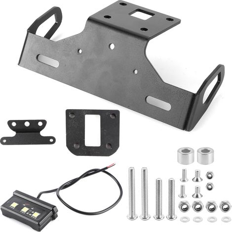 Support de plaque d'immatriculation arrière de moto avec lumière LED, adapté pour KAWASAKI Z800 2013 – 2018
