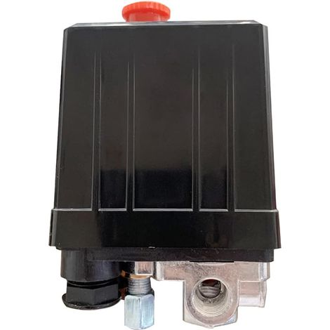 Compresseur - Interrupteur à pression 4 voies AC 220 V - Soupape de commande à trou unique pour compresseur d'air - Pour démantèlement rapide de la pression (1/5)