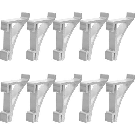 Stück Aluminium Gefrierregalhaken kleine Metallclips zur