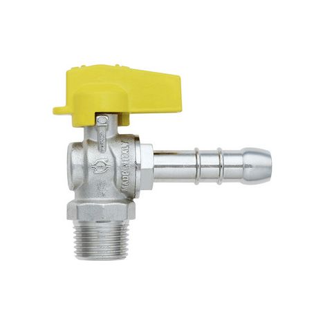 RUBINETTO A SFERA SQUADRA MASCHIO PORTAG. METANO GAS UNI 7141- 1/2  DN 10- FIV- pezzi 1 (1/2)