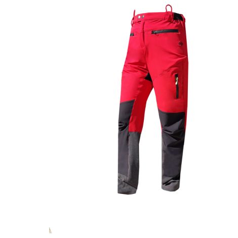 Pantalón de trabajo técnico 100% elástico rojo/negro L