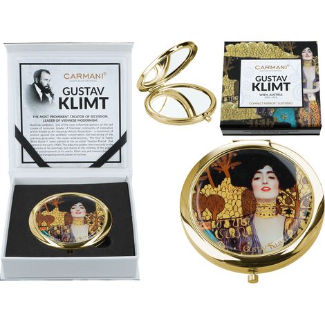 Specchietto cosmetico da borsetta Judyta di Gustav Klimt (1/5)