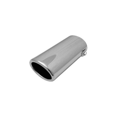Embout echappement ovale pour sortie 45-52 mm