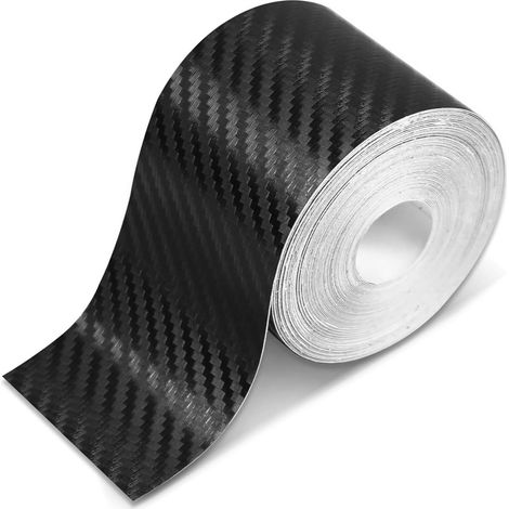 Protecteur De Seuil De Porte - Film Auto-Adhésif En Fibre De Carbone 3D - 5 cm × 5 m - Pour Voitures - 1 Pièce (1/5)