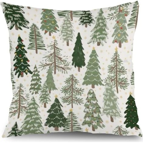 Housse de coussin floral décoratif, canapé maison,45×45cm (1/5)
