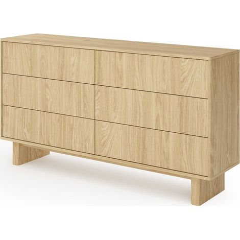 CASSETTIERA, rovere oliato, 153,5 x 82,6 x 38,1 cm (1/5)