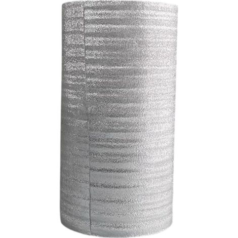 XEPHO Rouleau d'isolation réfléchissant d'isolation thermique de 3 mm, feuille d'aluminium autocollante pour le transport de fruits, de, 40cmx10m
