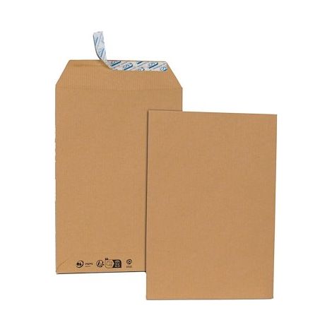 Pochette kraft brun 162 x 229 (C5) 90g sans fenêtre - Boite de 500 (1/2)
