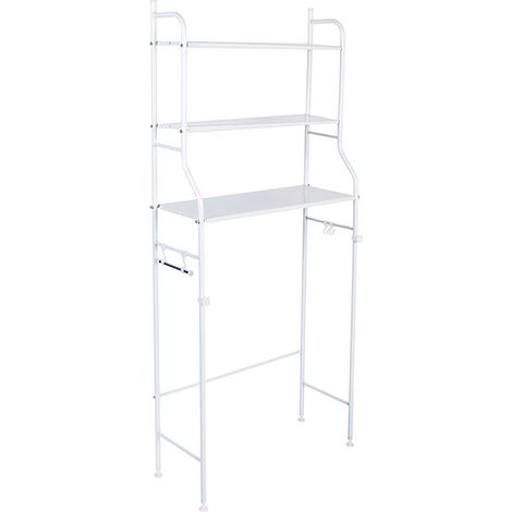 Étagère lave-linge 001066 organisateur de salle de bain peu encombrant 145x60x26