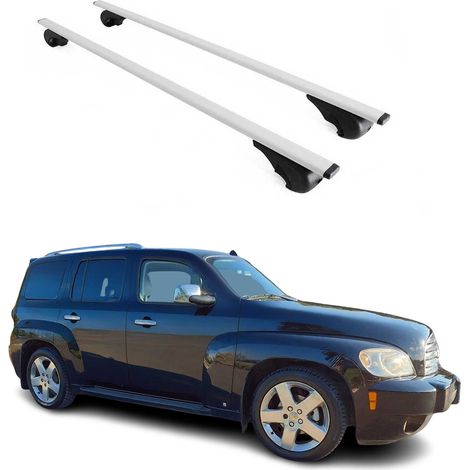 OMAC Dachträger Querträger für Chevrolet HHR 2006-2011 – Abschließbar – Max. 75 kg – 2 Stangen Stahl Silber (1/5)