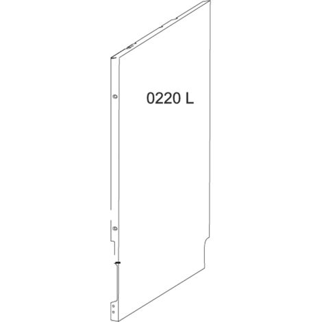 Panneau latéral gauche 60cm