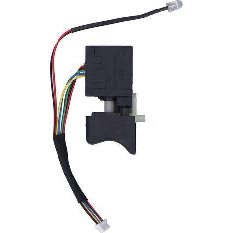 Interrupteur de Démarrage pour Perceuse Électrique Sans Fil DAYI Brushless 8 Broches Réversible avec Lumière 36V (1/5)