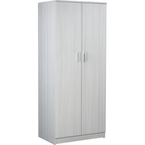 Armadio 2 Ante 77x182x52 cm Eucalipto (1/5)
