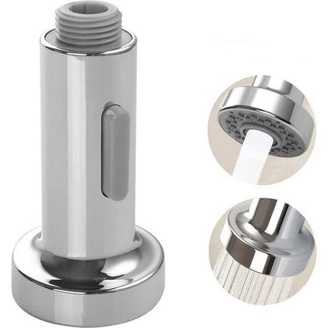 Tinor – Kitchen Faucet Pull-Out Sprayer – 2 Functions: Normal and Aerated Spray – Easy Installation – Compatible with Large Sinks